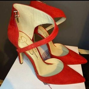 Brand NEW Jessica Simpson Red high heels
